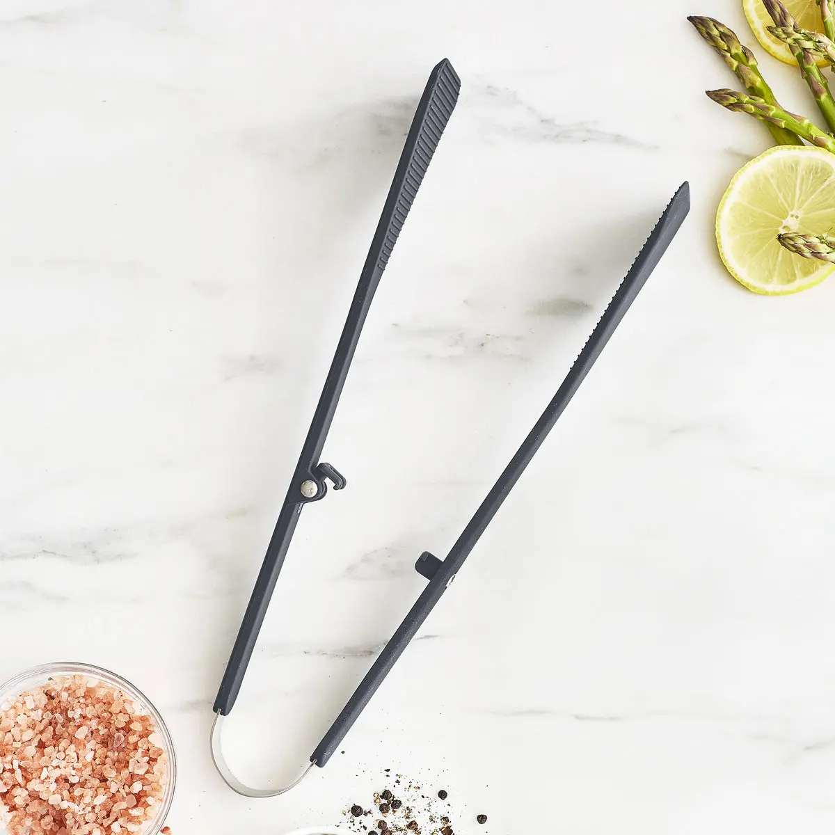 Platinum Silicone Wide Tongs | Gray 2