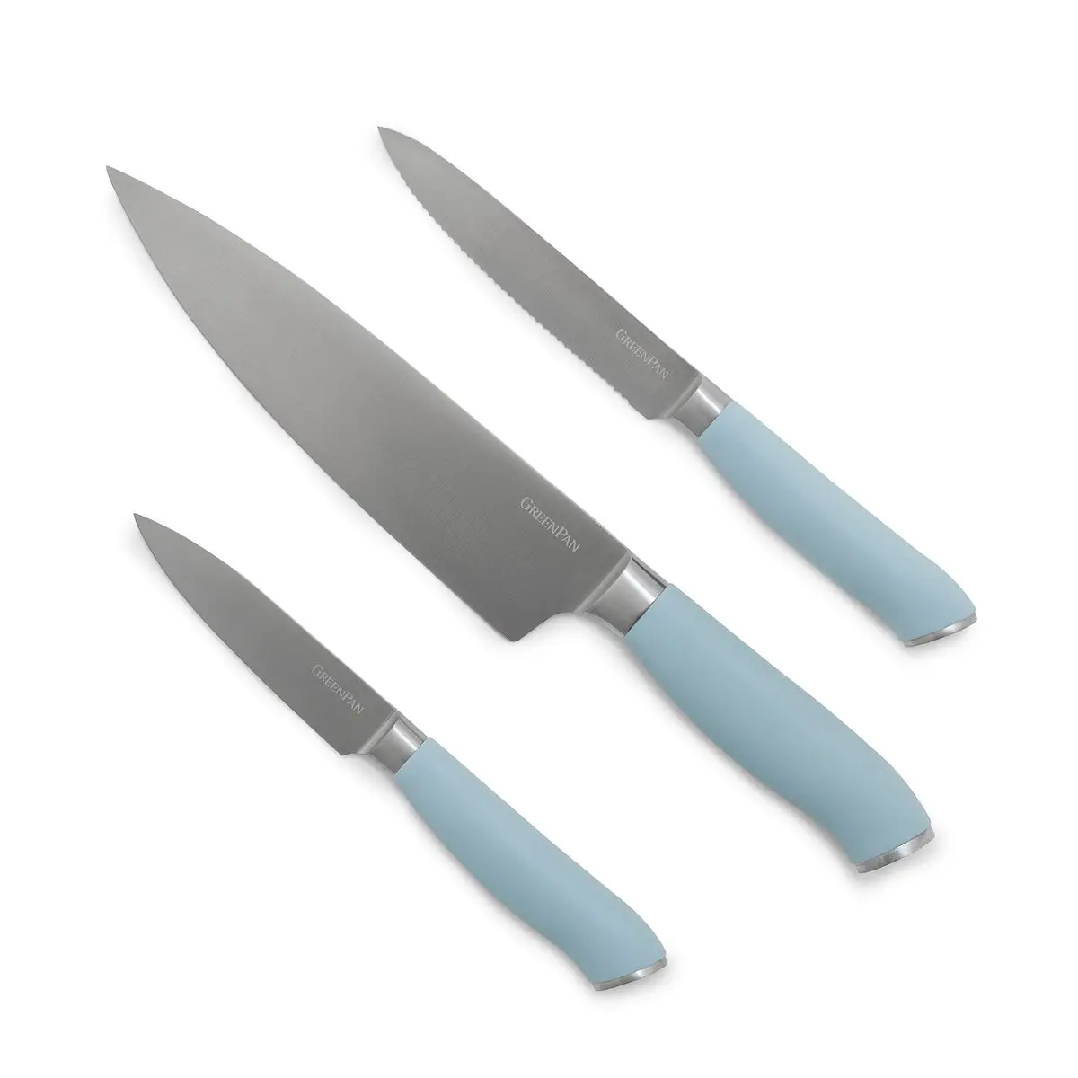 Titanium Cutlery 3-Piece Knife Set | Blue Haze 1