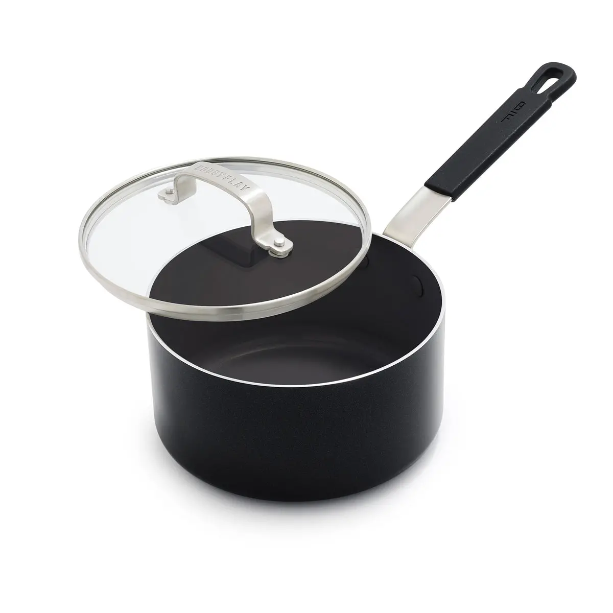 Bobby Flay By Greenpan Professional Ceramic Nonstick 2.53-Quart Saucepan With Lid | Black 1