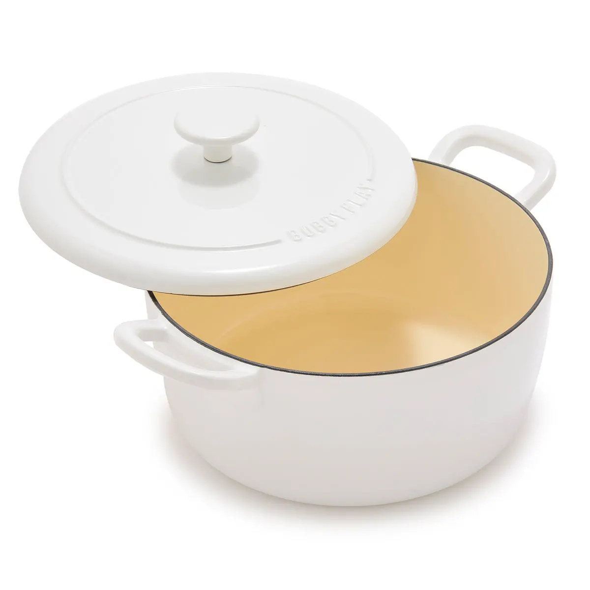 Bobby Flay By Greenpan 5.5-Quart Enameled Cast Iron Dutch Oven | Ivory 1