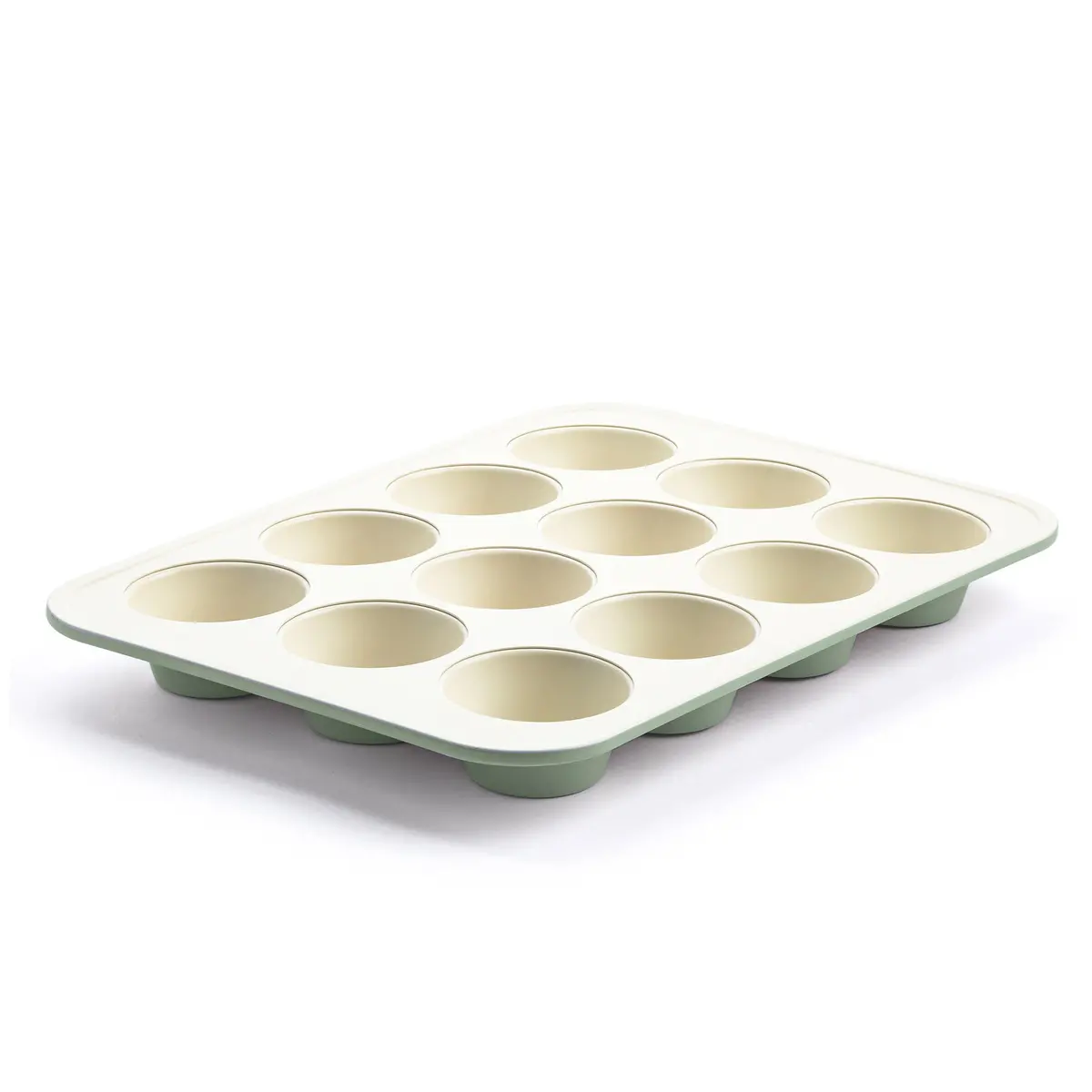 Greenlife Ceramic Nonstick Muffin Pan | Sage Green 1