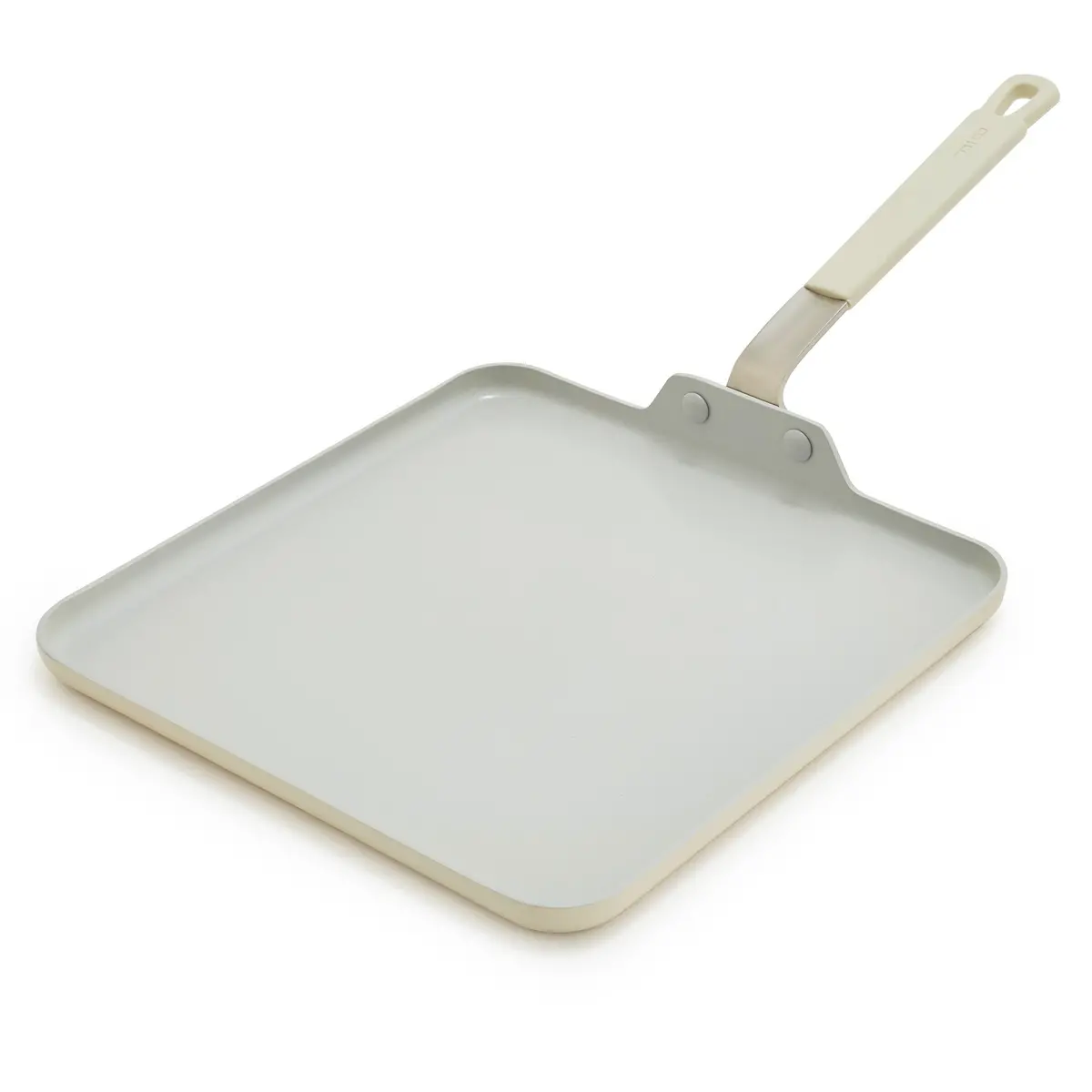 Bobby Flay By Greenpan Professional Ceramic Nonstick 11" Square Griddle | Cream 1