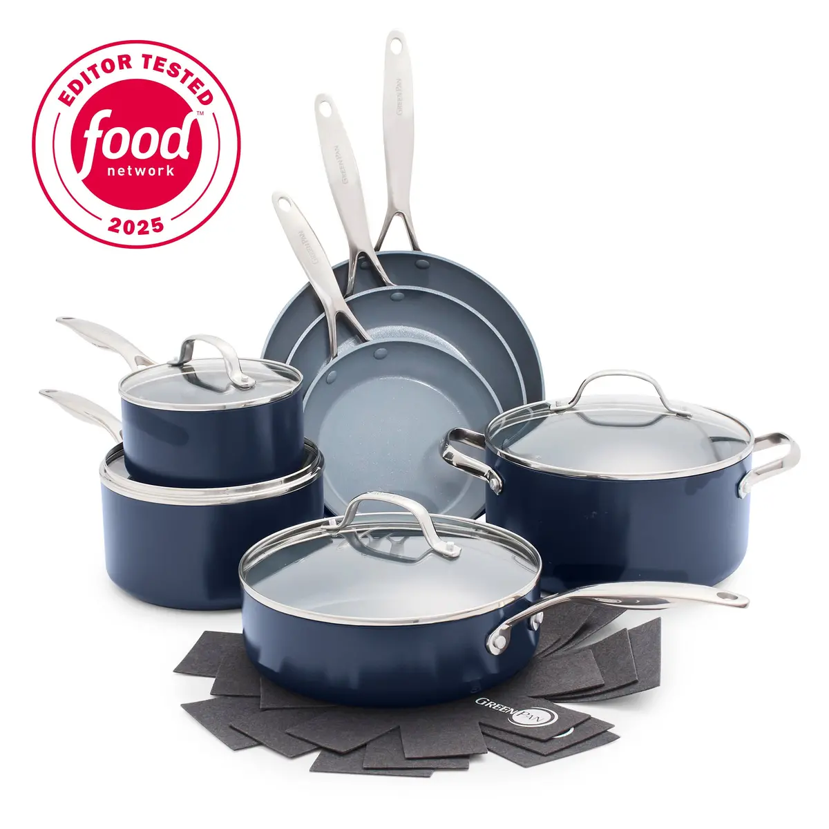 Valencia Pro Ceramic Nonstick 11-Piece Cookware Set | Twilight 1