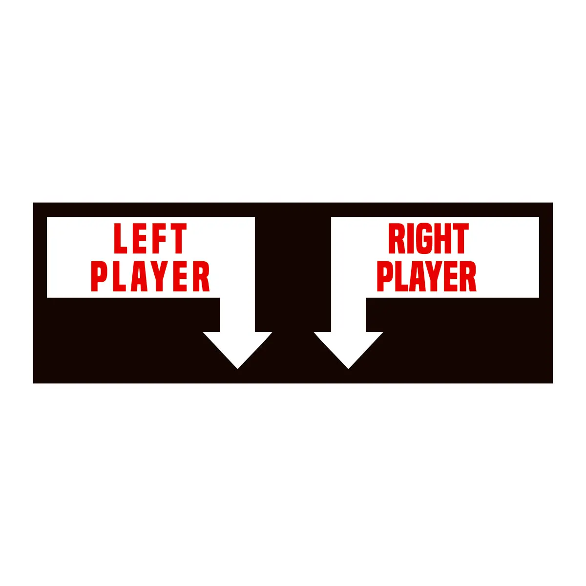 Neo-Geo Left & Right Player Arrow Decals 1