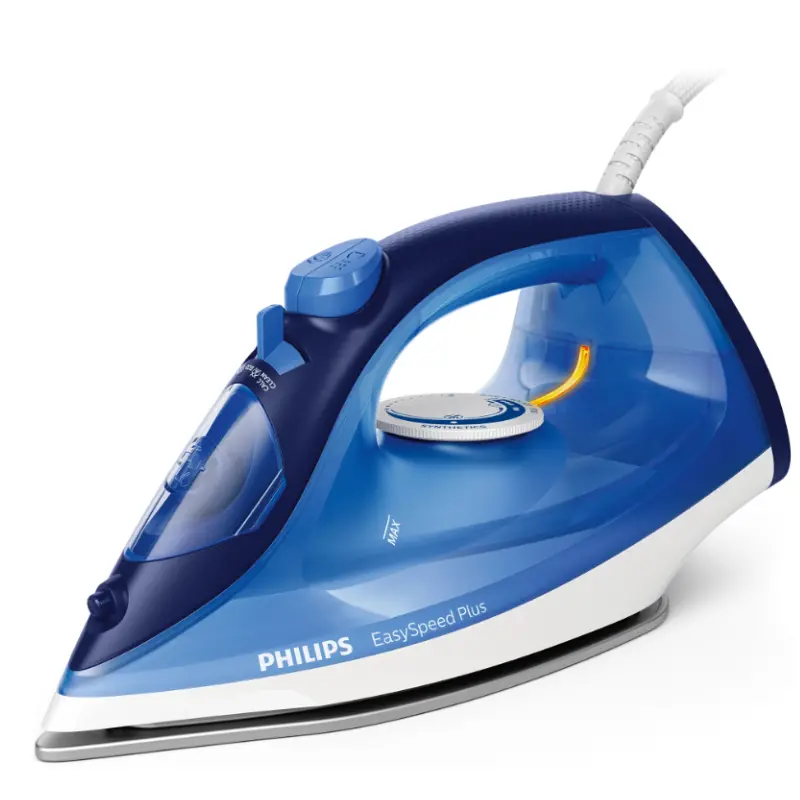Philips Easyspeed Steam Iron Ceramic Soleplate 2200W Blue - Gc2145/20 - Emp 1