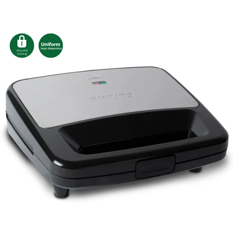 Refurbished Philips Sandwich Maker Xl Sized Hd2288/00 1