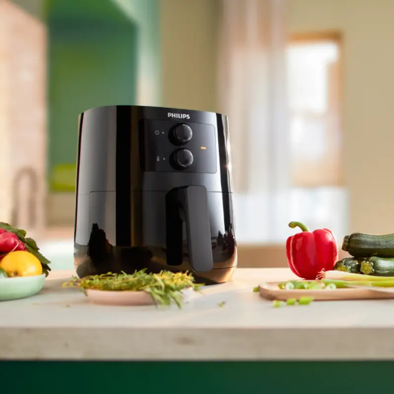 Philips Analog 4.1 Ltr Airfryer With Rapid Air Technology - Hd9200/90 - Emp 2