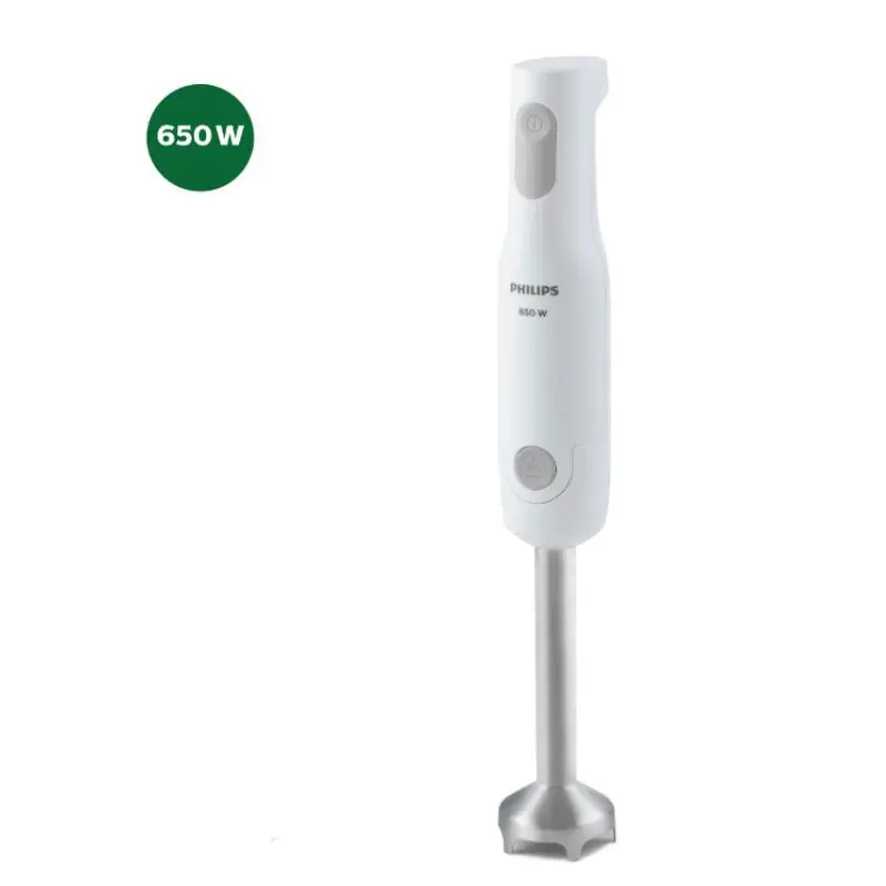 Refurbished Philips Daily Collection 650 Watt Hand Blender White With Detachable Steel Rod - Hl1600/00 1