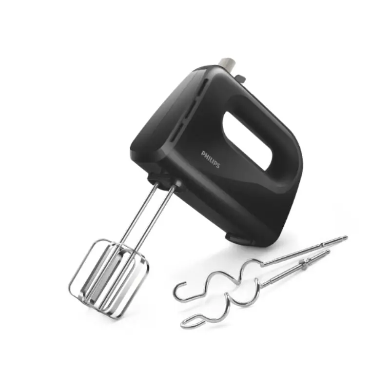 Refurbished Philips Daily Hand Mixer 300W 5 Speed Black - Hr3705/10 1