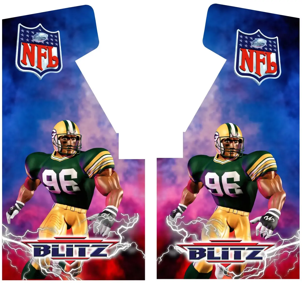 Nfl Blitz Full Wrap Side Art 1