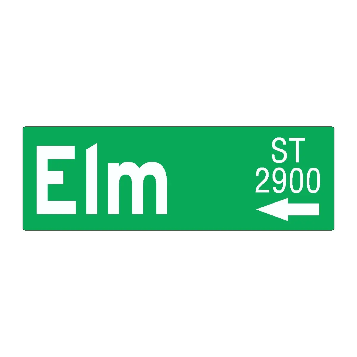 Nightmare On Elm Street Sign - Elm St Sign 1