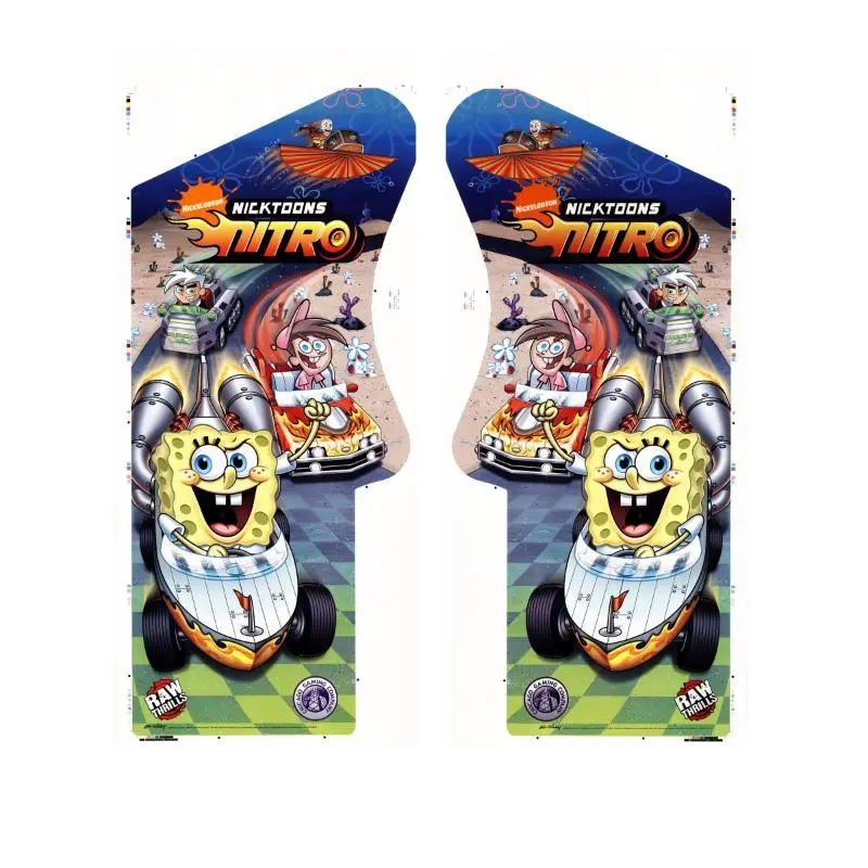 Nicktoons Nitro Arcade Side Art 1