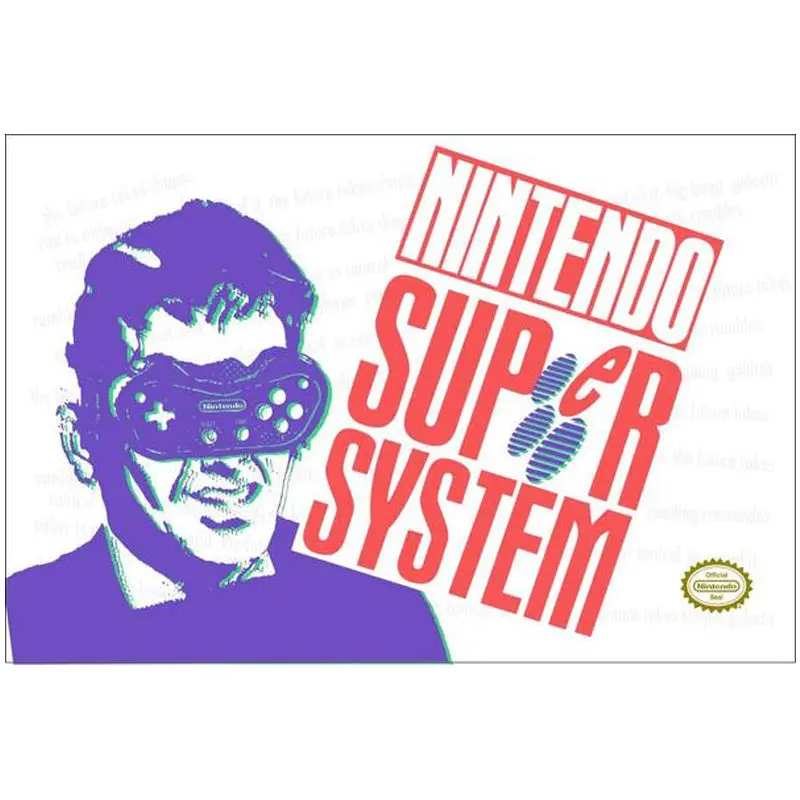 Nintendo Super System Arcade Marquee - Plexi 1