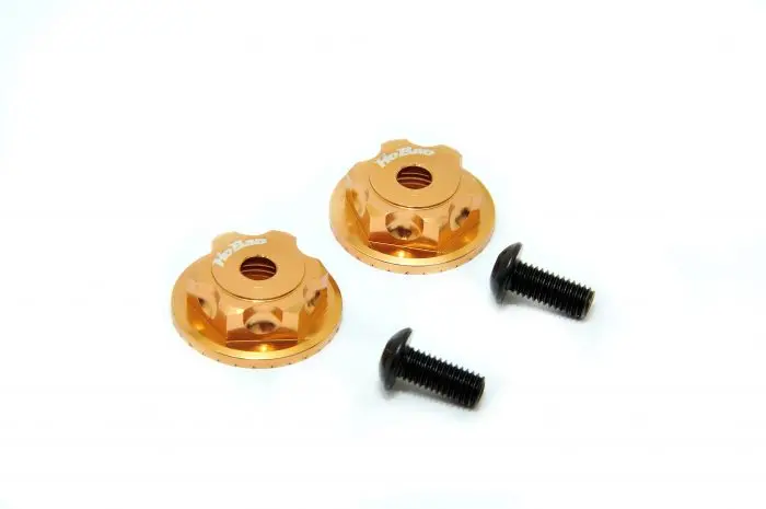 Op-0091 Dobule Locking Dust Proof Wheel Nuts (2Pcs) Gold 1