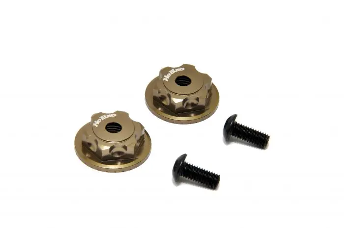 Op-0092 Dobule Locking Dust Proof Wheel Nuts (2Pcs) Bronze 1