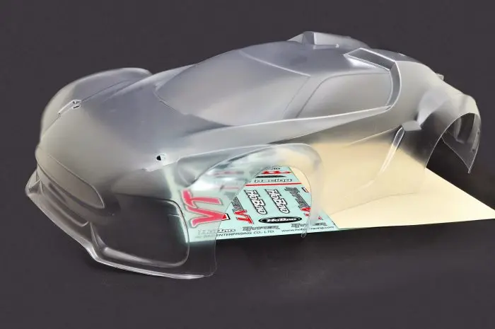 Op-0130　1/8 Hyper Vt On-Road Body Shell -Clear 1