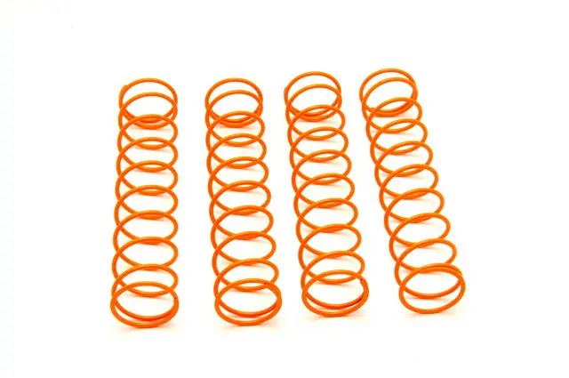 Op-0135 Hyper Mte2 Shock Spring Hard- Orange, 4 Pcs 1