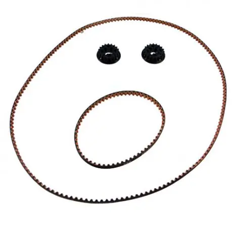 Op1-0051 Pulley 19 T & Belt 3 X 186, 3 X 507 Set 1