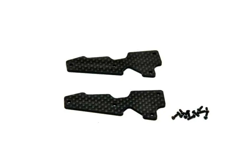 [Op1-0068] Tt 2.0 Carbon Fiber Front Lower Arm Stiffener, 2Pcs 1