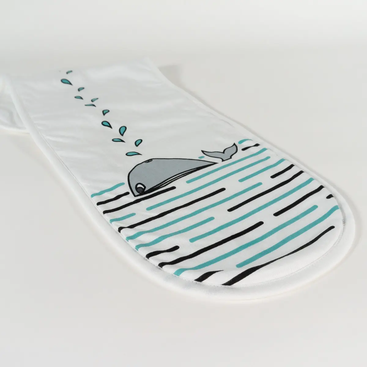 Welcome Home Organic Cotton Burp Cloth 1