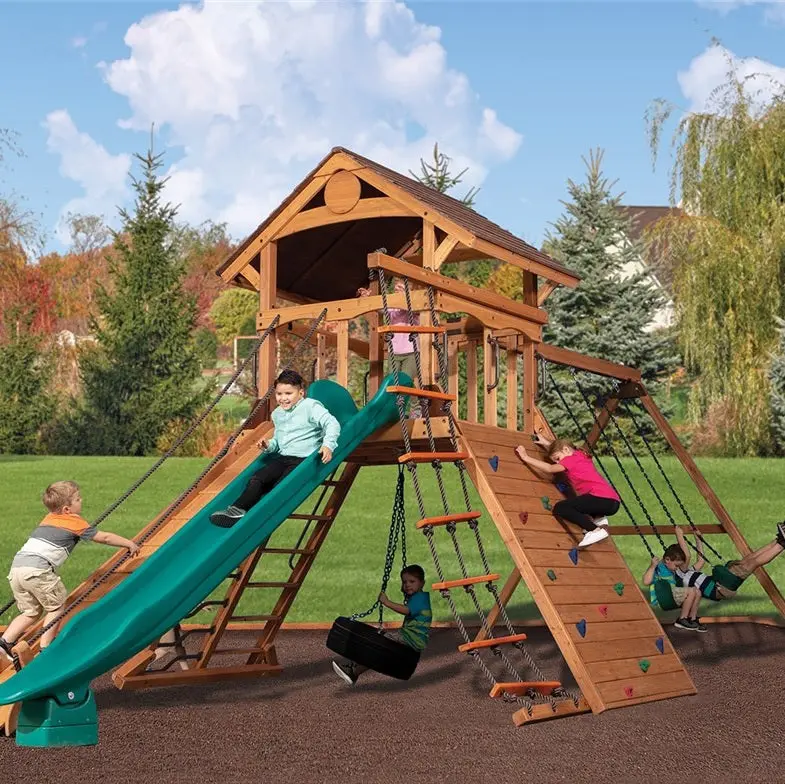 Olympian Summit Xl 2 Playset By Backyard Adventures 1