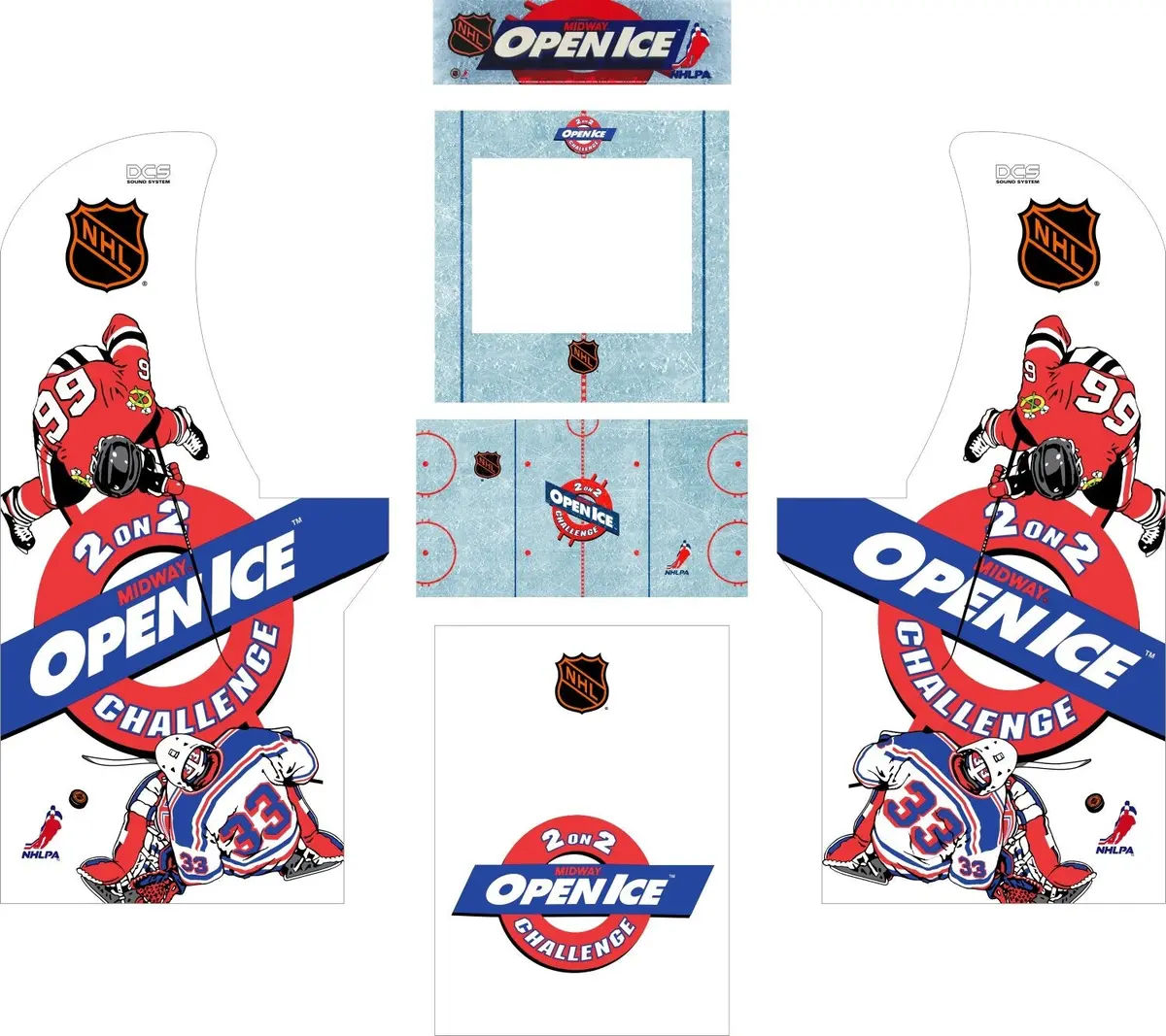 Arcade1up - Nhl Open Ice Art 1
