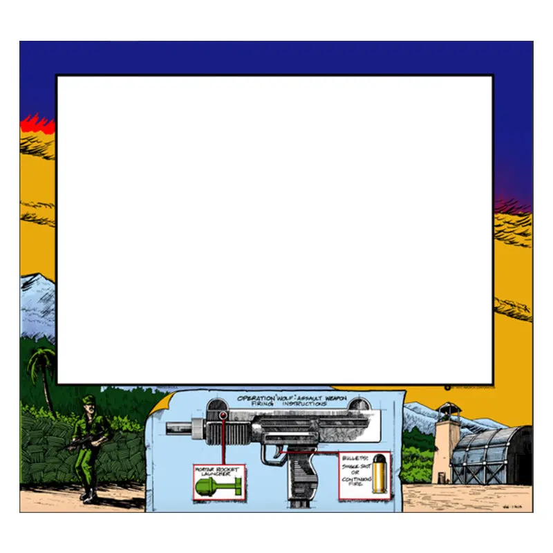 Operation Wolf Arcade Bezel 1
