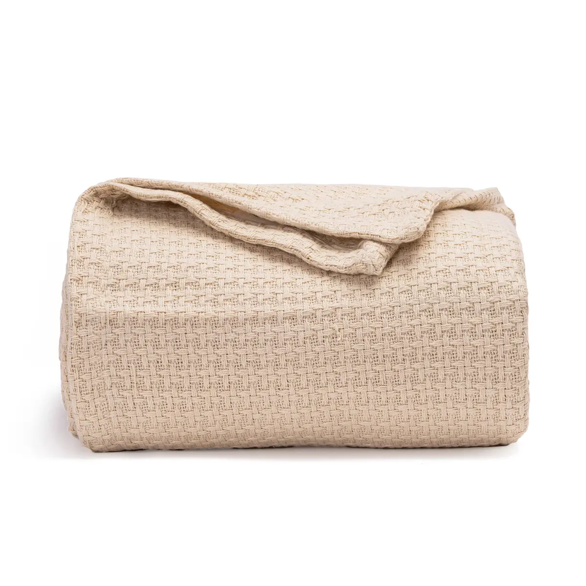 Organic Cotton Mart Basket Weave Blanket 1