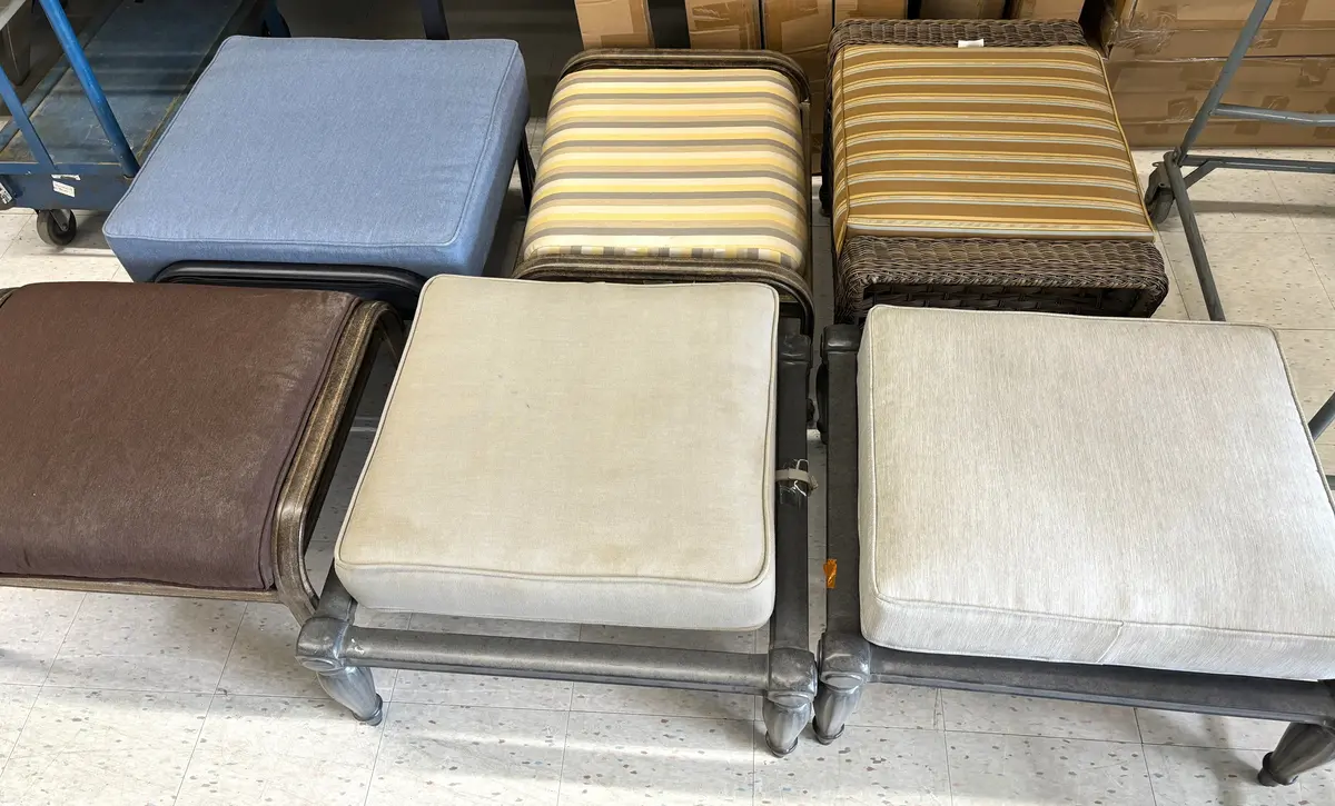Assorted Ottomans At The Outlet! 1