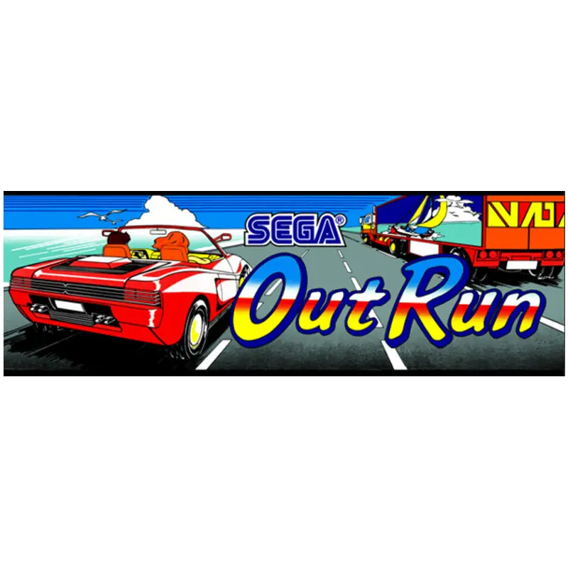 Outrun Arcade Marquee 1