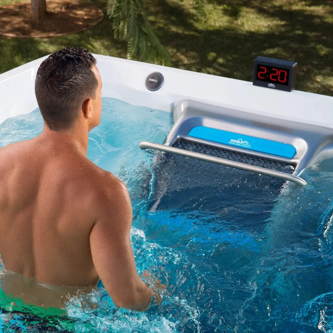 Endless Pools® Fitness System Swim Pace Display 2