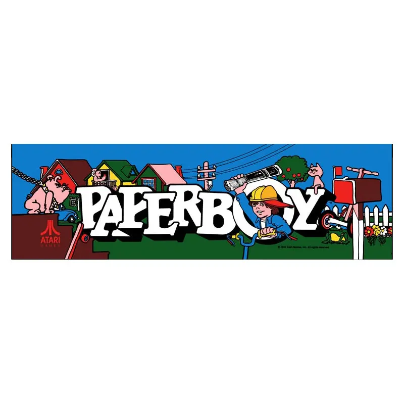 Paperboy Arcade Marquee 1