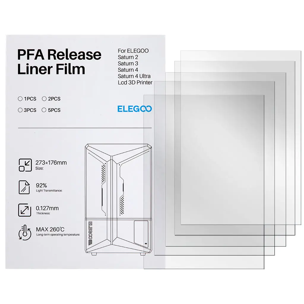 Pfa Film For Saturn 2/8K/3/4/4 Ultra/4 Ultra 16K (5 Pcs) 1