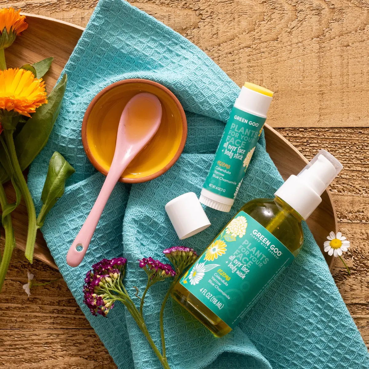 Green Goo Plants For Your Face - Eczema Facewash 1