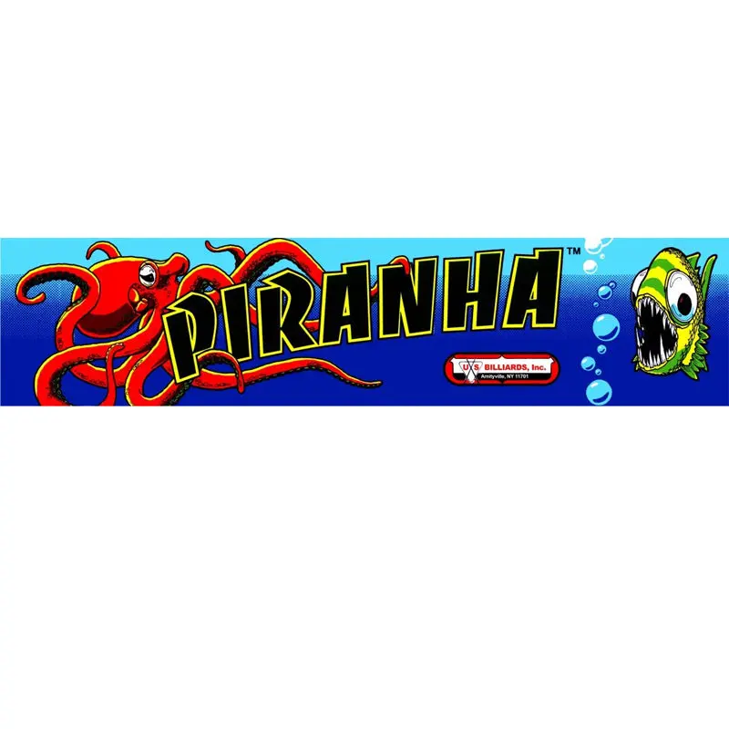 Piranha Arcade Marquee 1