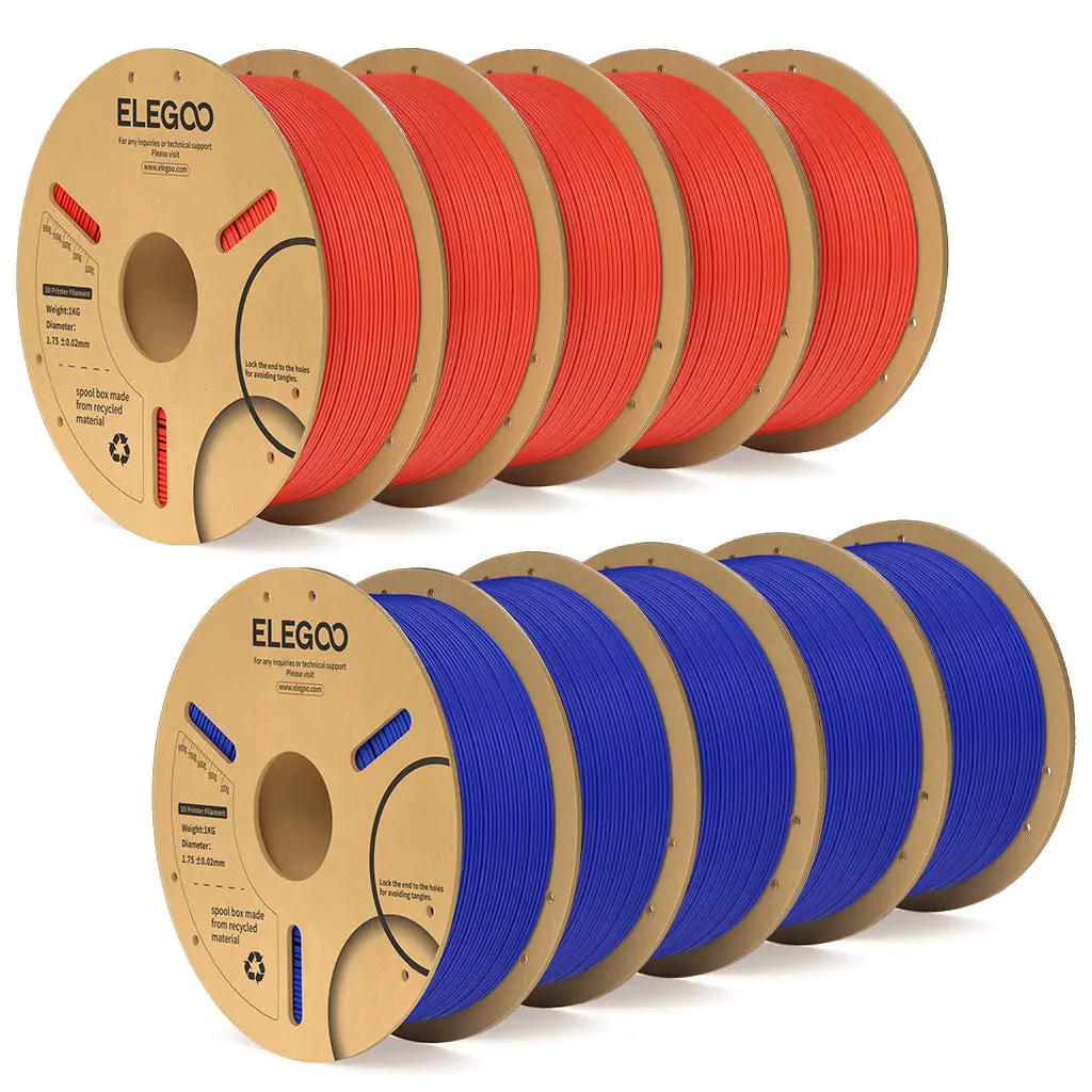 Pla Plus Filament Blue & Red 10 Kg 1