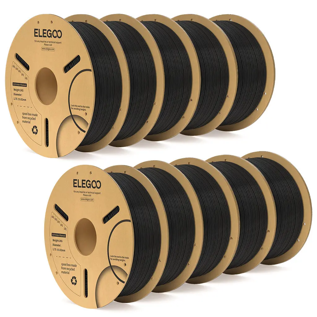 Pla Plus Filament Black 10 Kg 1