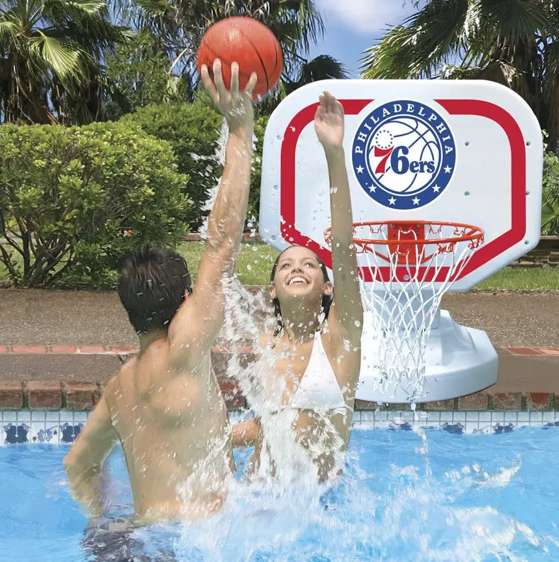 Nba Philadelphia 76Ers Usa Competition Style Poolside Basketball Game From Poolmaster 1
