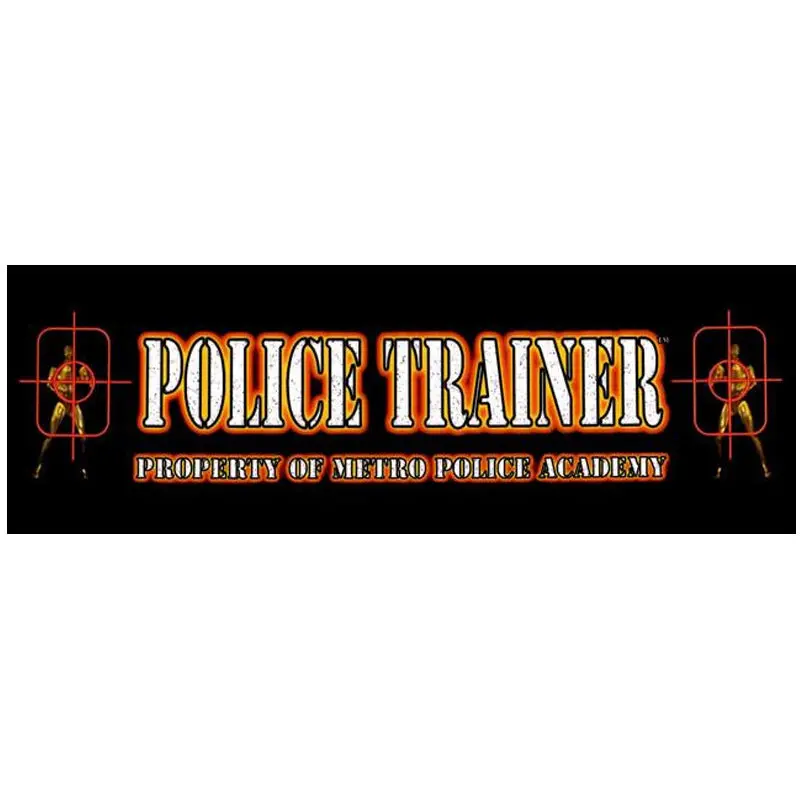 Police Trainer Arcade Marquee 1