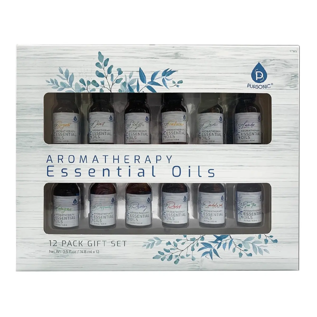 Pursonic 12 Pack Of Aromatherapy Essential Oils 1