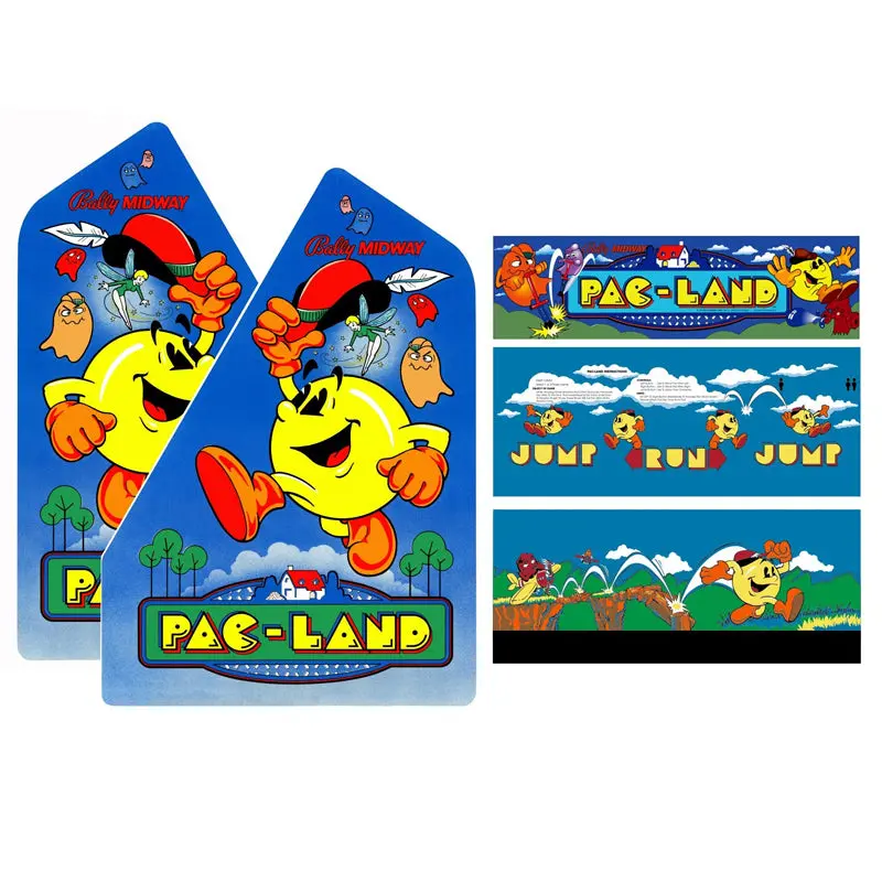 Pac-Land Complete Arcade Graphics Kit 1