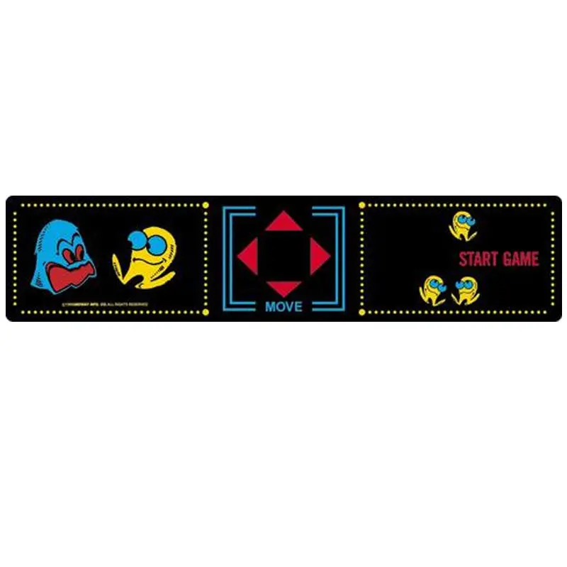 Pac-Man Arcade Control Panel Overlay - Cpo 1