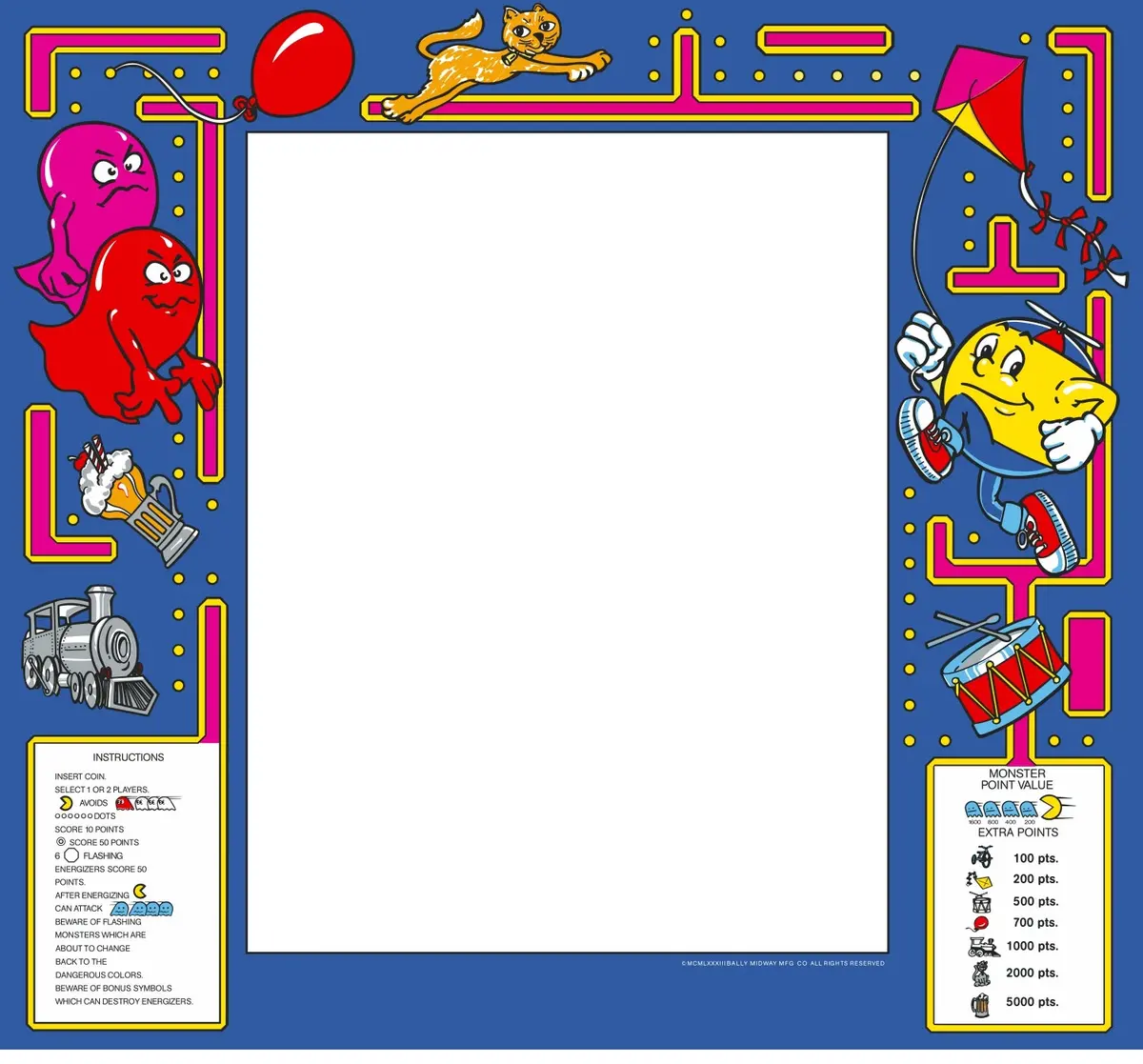 Jr Pac-Man Bezel 1
