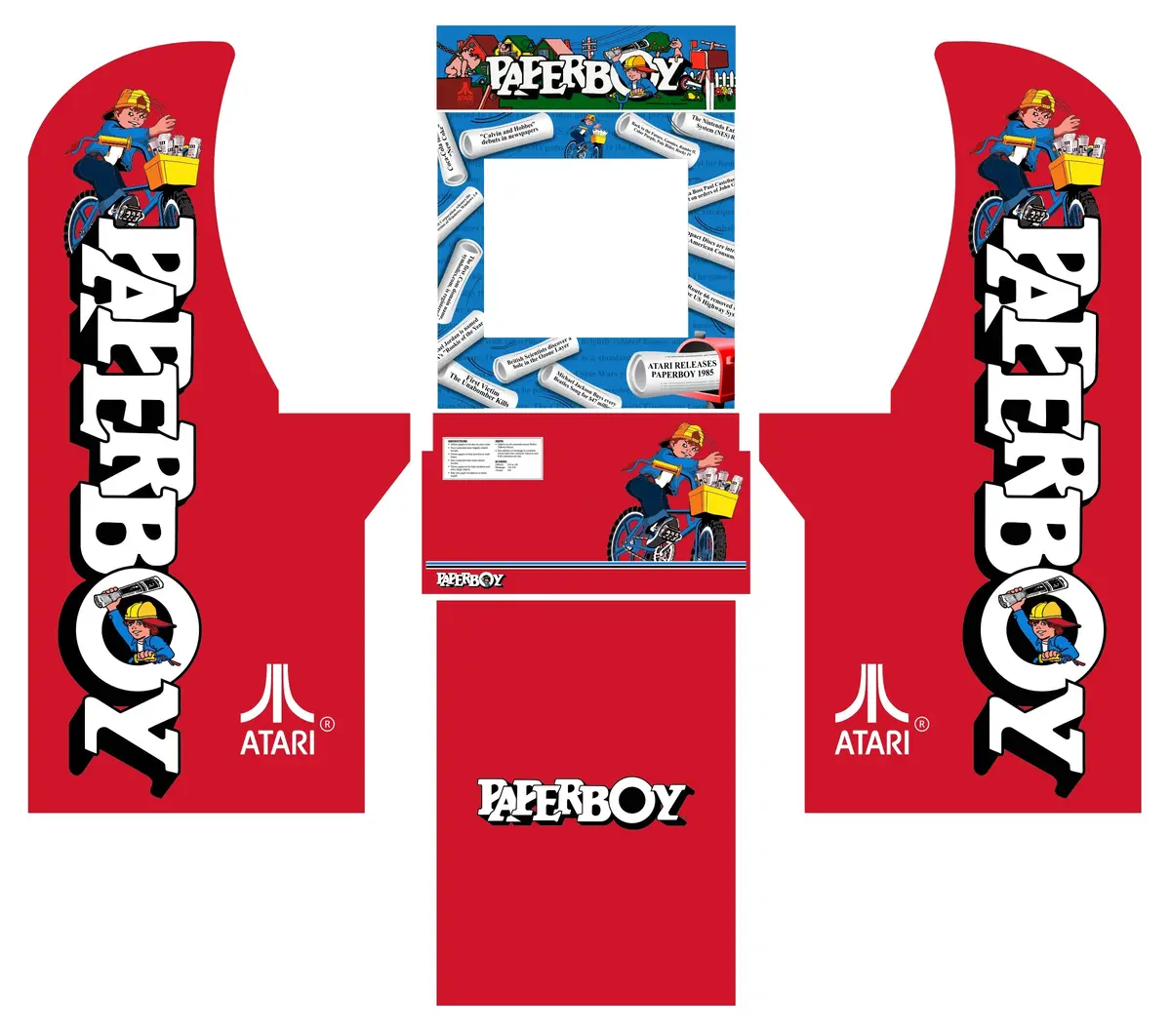 Arcade1up - Paperboy Art 1