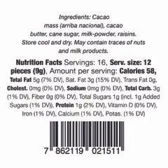 Villakuyaya Milk Chocolate Pearls Raisins 39% | 6Oz Jar | (5 Pack) 2
