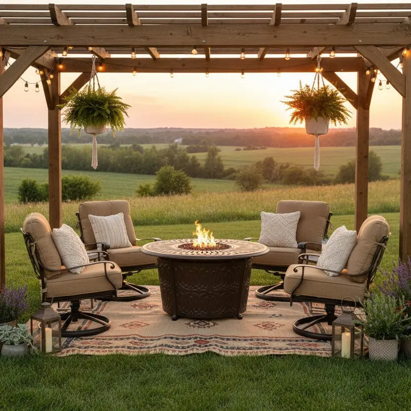 Madison Cushioned Lounging & Chat Collection 1