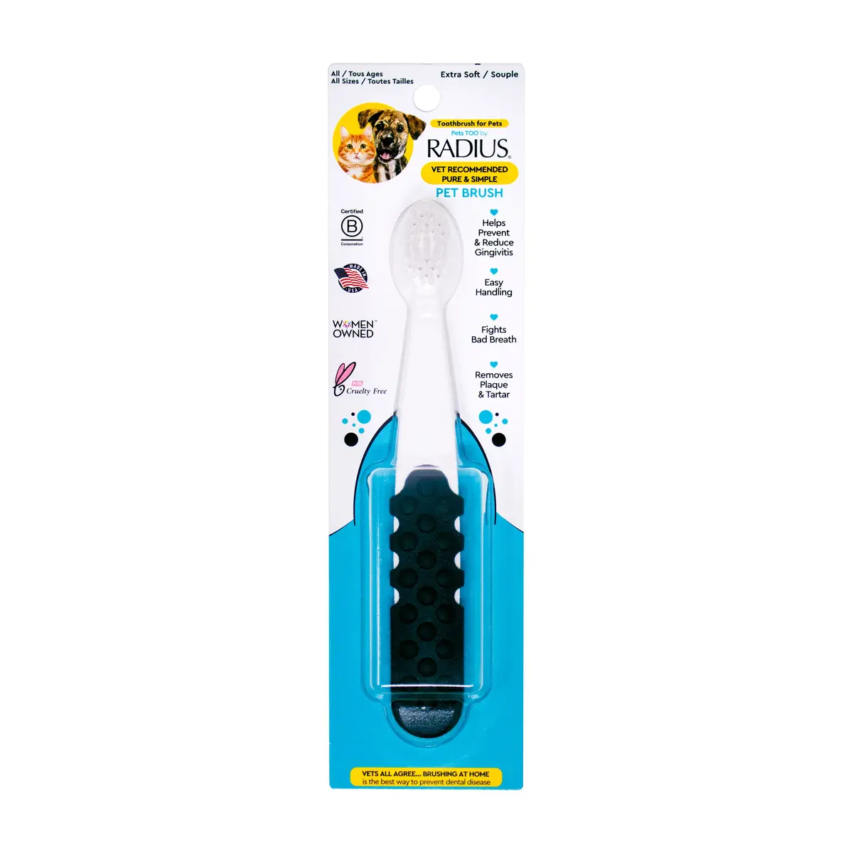 Radius Lush & Plush Soft Pet Toothbrush 1