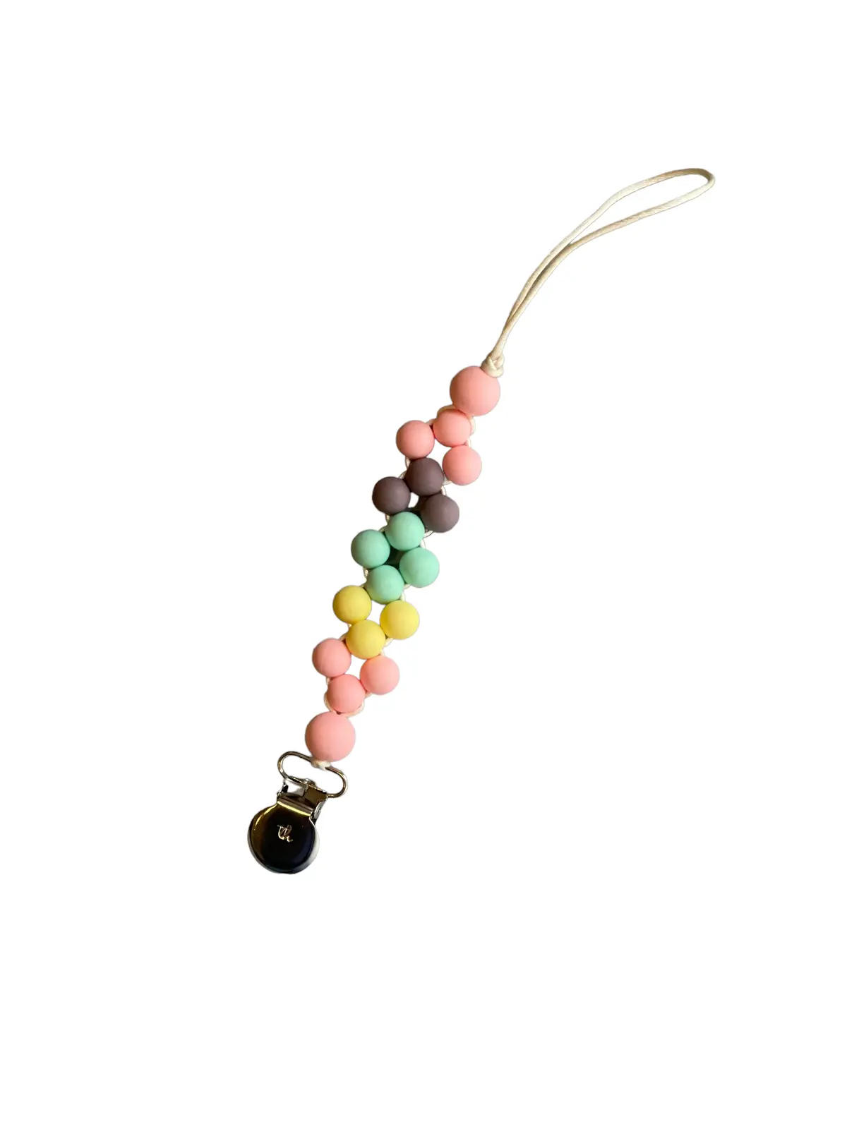 Three Hearts Grande Finn Pacifier & Toy Clip 2