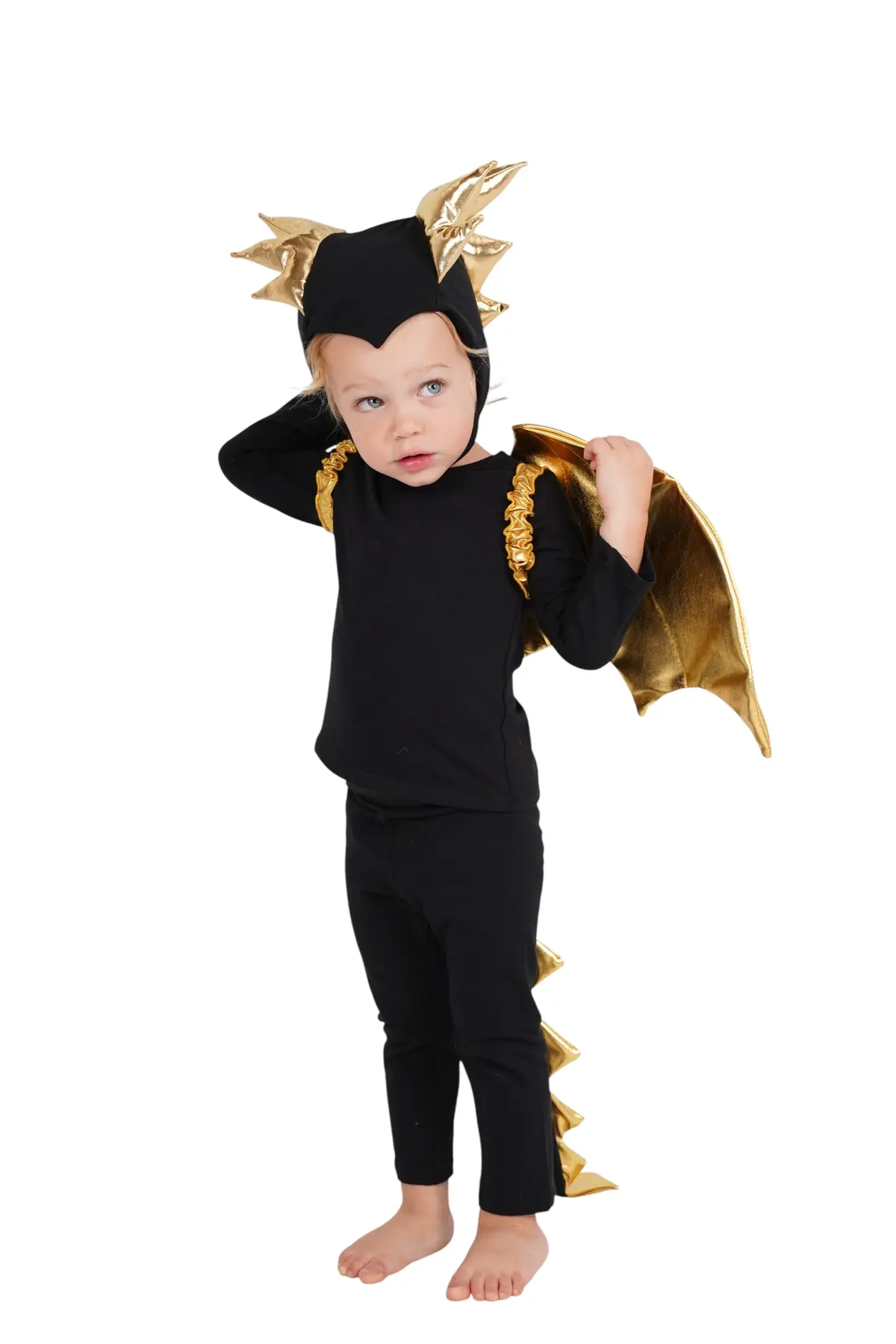 Band Of The Wild Golden Night Dragon Pajama Costume 2