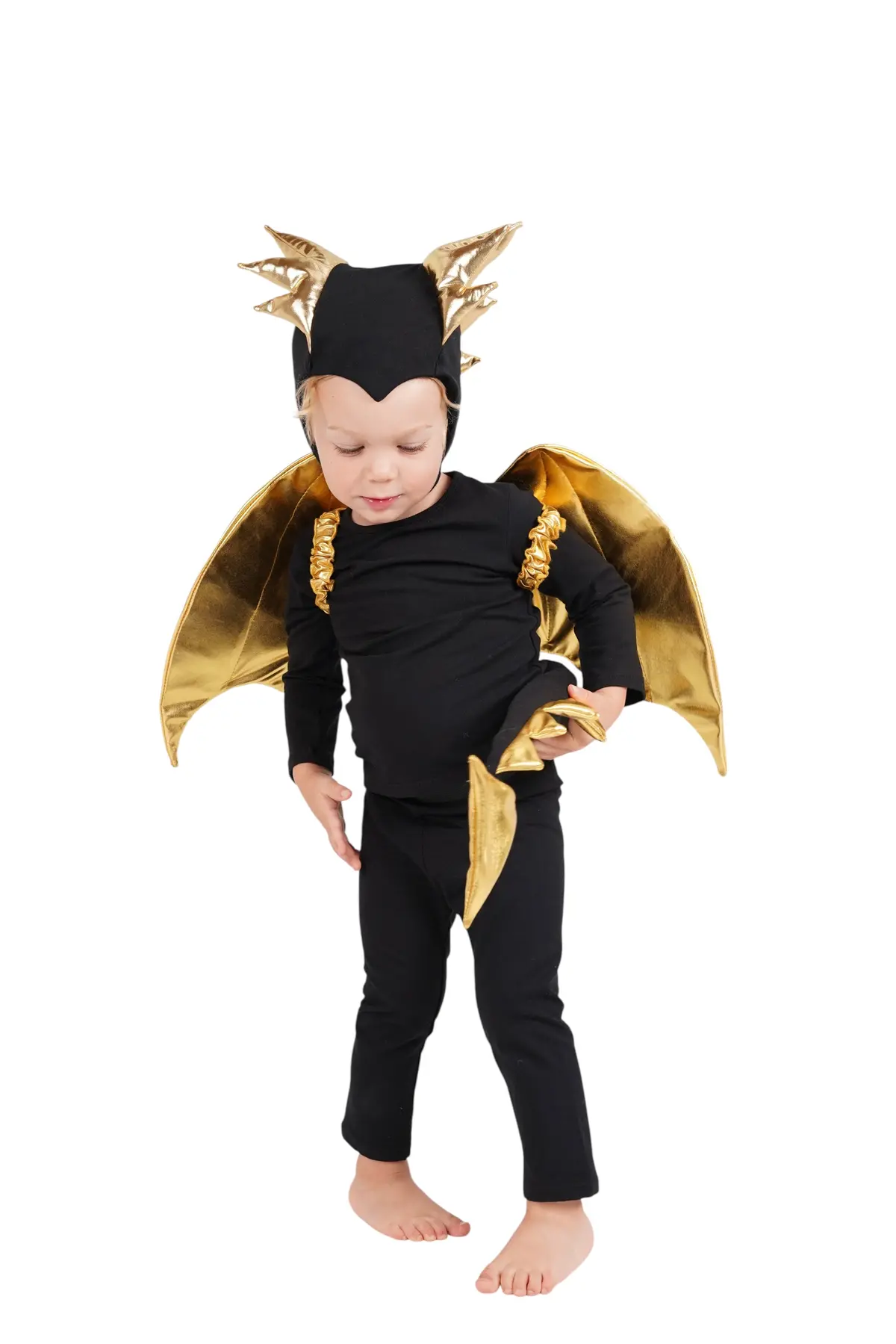 Band Of The Wild Golden Night Dragon Pajama Costume 8